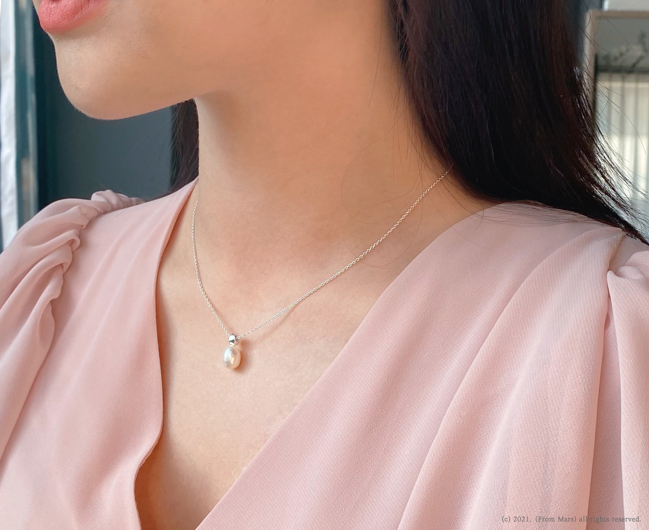 [s] pearl de perfume necklace / 펄드퍼퓸 목걸이